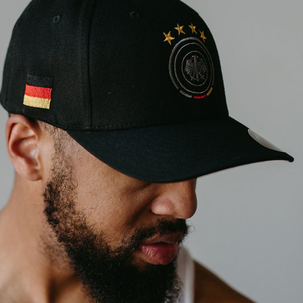 Germany Futbol National Soccer Team Fitted Cap Deutschland Euro Cup Hat L/XL - Picture 5 of 5